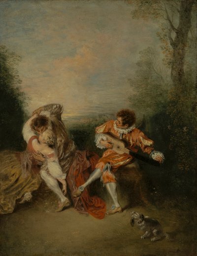The Surprise by Jean Antoine Watteau